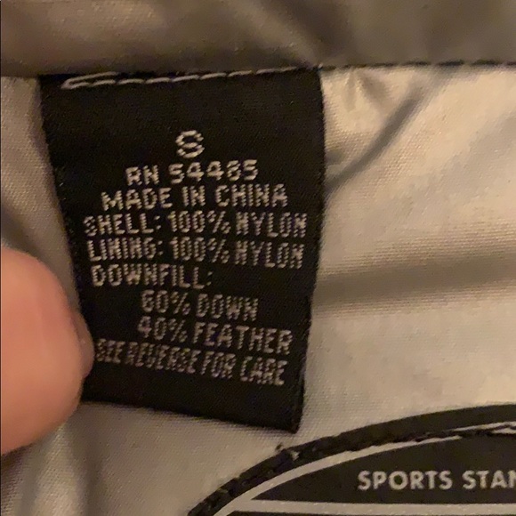 American Eagle down silver men’s vest small - Picture 6 of 6